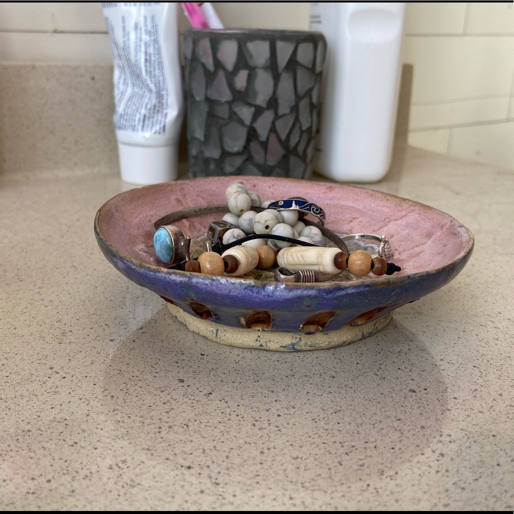Geode large ring dish